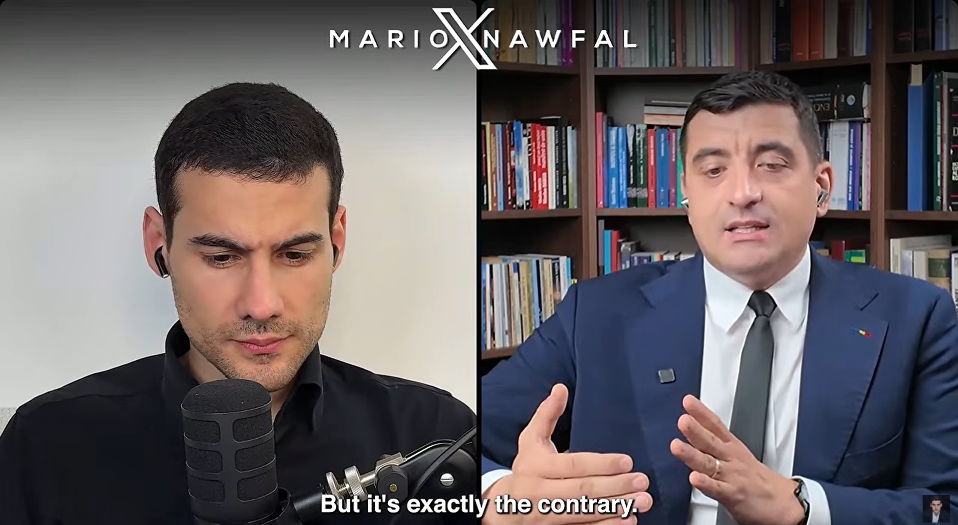 VIDEO | Opt fake-uri despre Călin Georgescu în interviul de 19 minute al lui George Simion pentru influencerul conspiraționist Mario Nawfal
