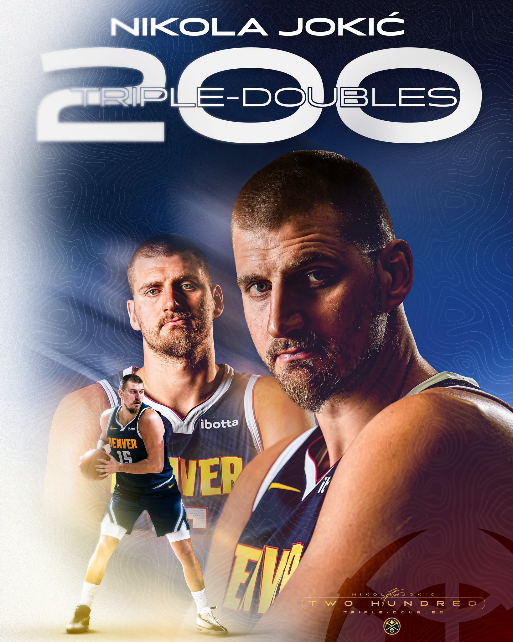Borna impresionantă atinsă de baschetbalistul sârb Nikola Jokić în NBA. Un singur jucător mai bun în istorie